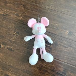 Tokyo Disney Mickey Mouse pink pastel color bag charm